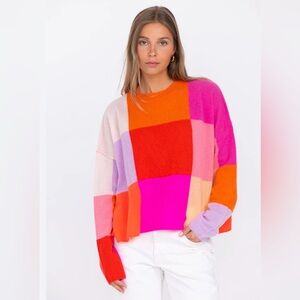 Crush Patchwork Cashmere Sweater